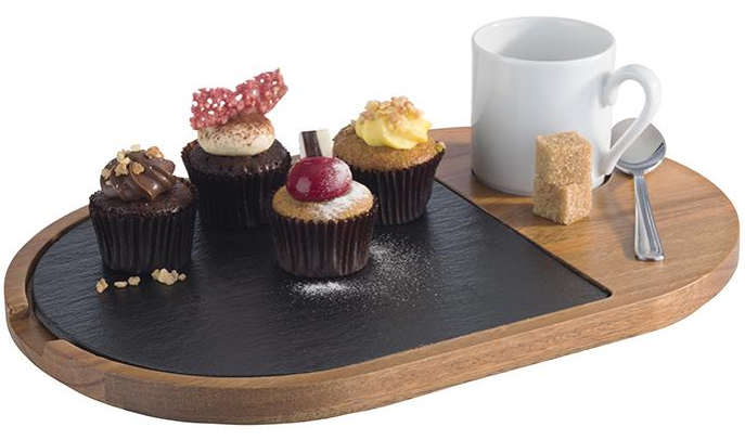 Planchette de service, ronde
