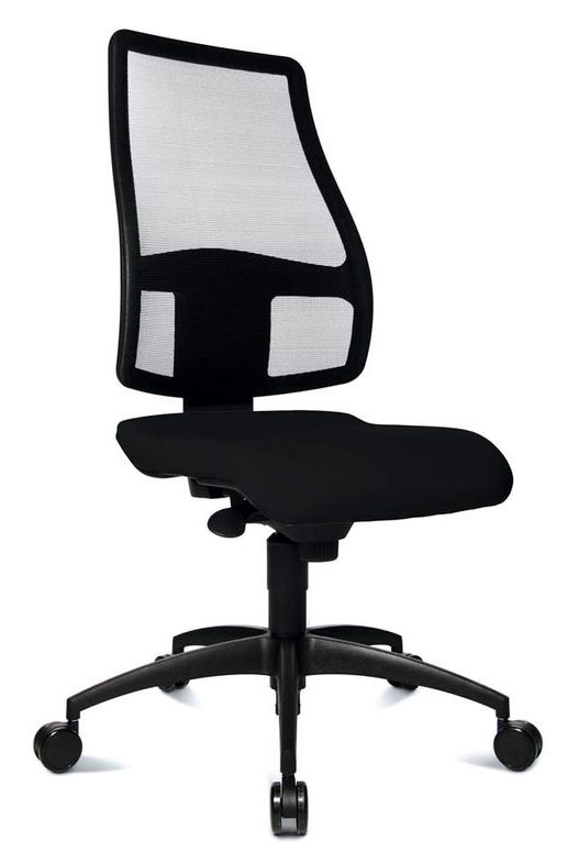 Fauteuil de bureau "Synchro Net", noir
