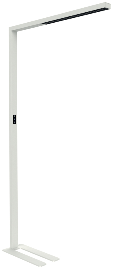 MAUL Lampadaire à LED MAULsirius sensor, dimmable, blanc