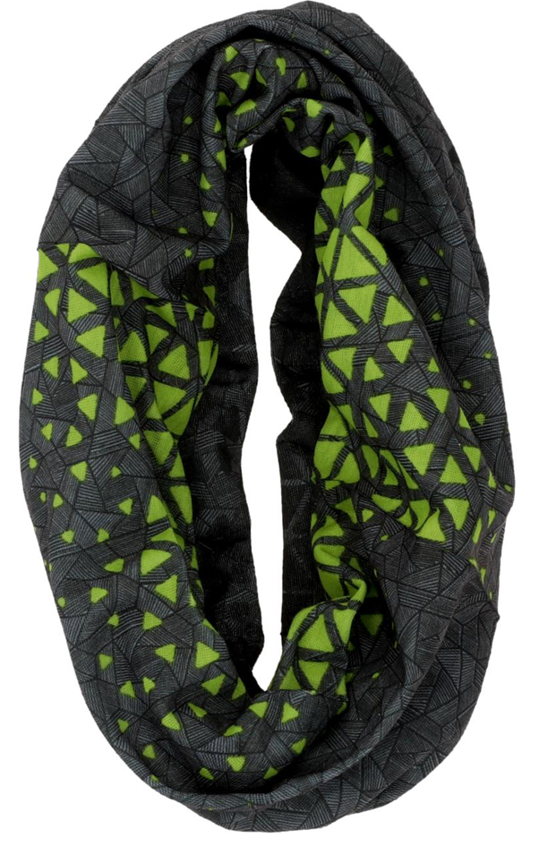 FISCHER Tour de cou, microfibre, anthracite/vert