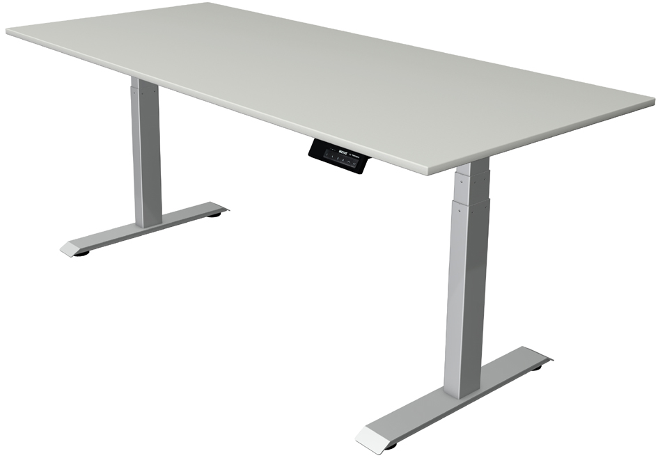 Visuel de référence : bureau assis/debout "Move 1 Stable", gris clair