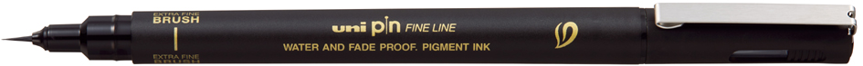 uni-ball Feutre technique PIN Brush Extra Fine, noir