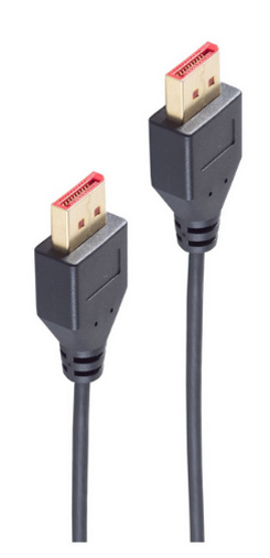 shiverpeaks BASIC-S Câble DisplayPort 1.4, slim, 1,0 m, noir