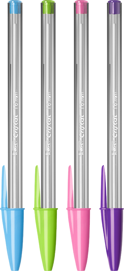 Stylo à bille Cristal Large Fun, couleurs