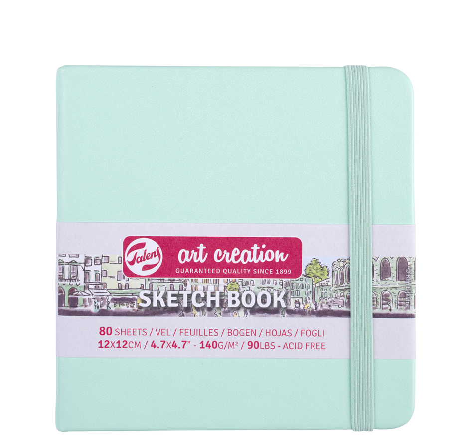 Visuel de référence : carnet de croquis, fresh mint