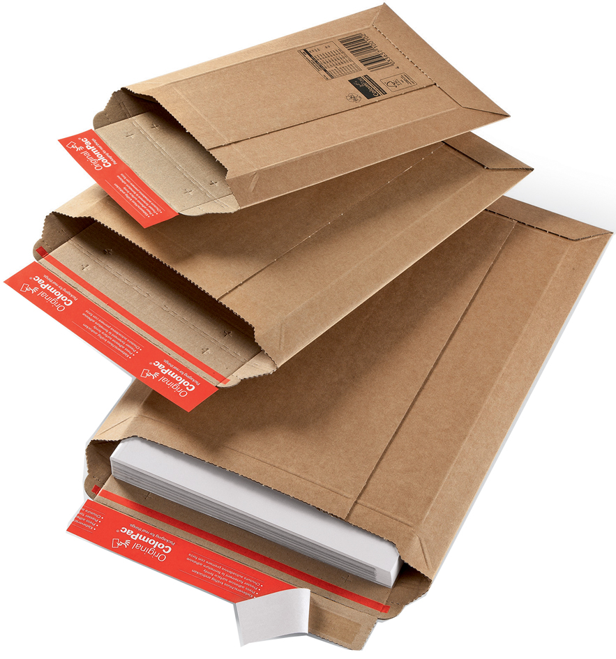Visuel de référence : pochette d'expédition en carton ondulé