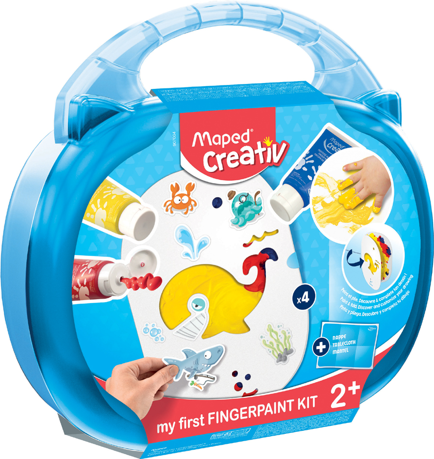 Maped Creativ my first Kit de gouaches aux doigts, 10 pièces