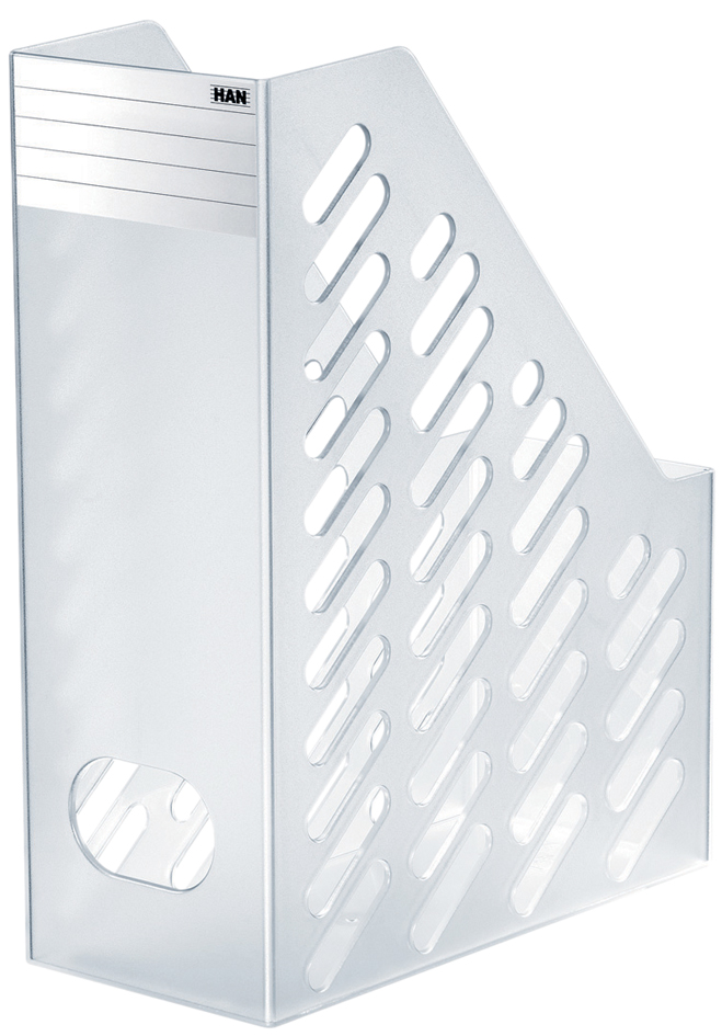 HAN Porte-revues BRILLANT XXL, plastique, translucide