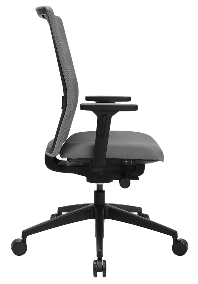 Chaise de bureau pivotante "Sitness Airwork" - vue latérale