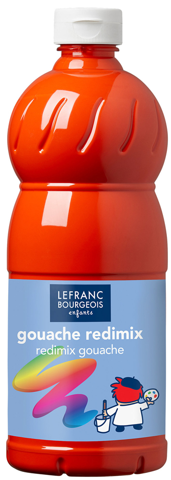 LEFRANC BOURGEOIS Gouache liquide 1.000 ml, rouge vermillon