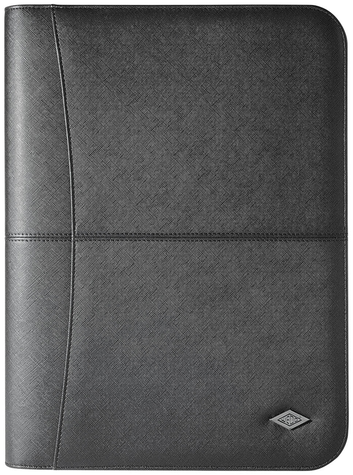 WEDO Chemise de conférence Accento, A4, similicuir, noir