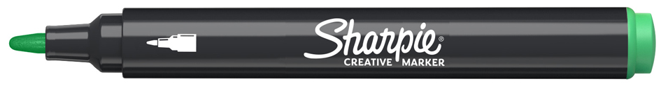 Sharpie Marqueur créatif ACRYLIC, pointe ogive, émeraude