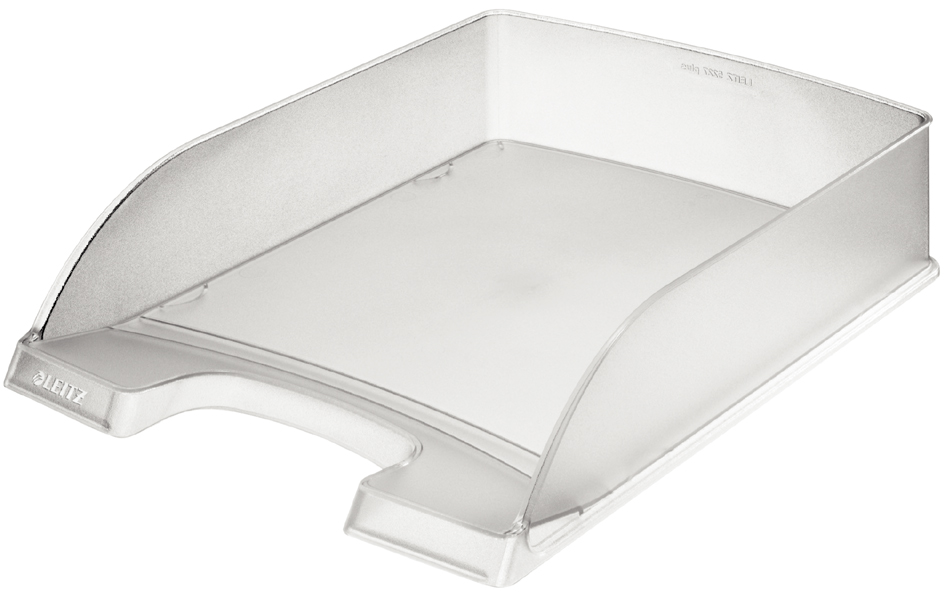 LEITZ Corbeille à courrier Plus standard, A4, givré