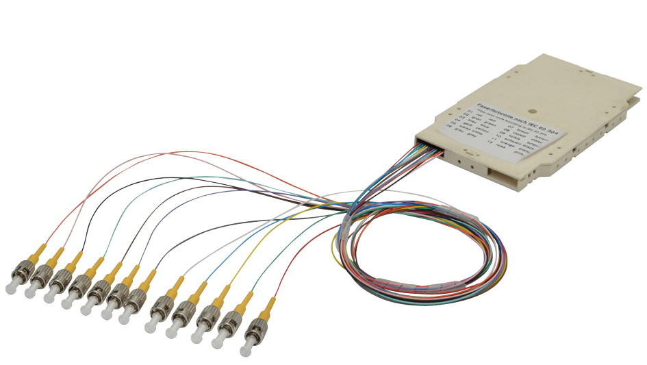 DIGITUS Cassette d'épissure prémontée, monomode, ST