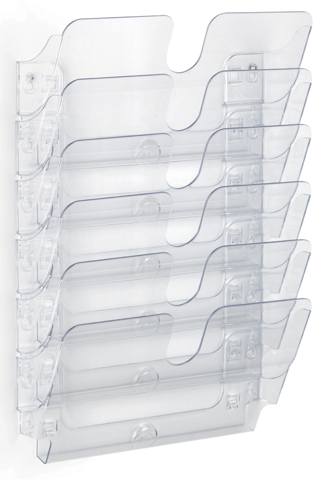 DURABLE Set de porte-brochures mural 'FLEXIPLUS 6', A4