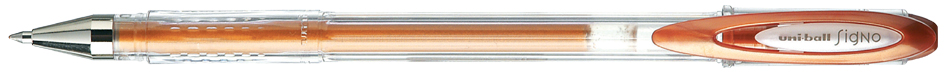 uni-ball Stylo roller encre gel SIGNO Métal UM120NM, bronze