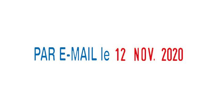 COLOP Coussinet encreur de rechange E/12/2, bleu/rouge,