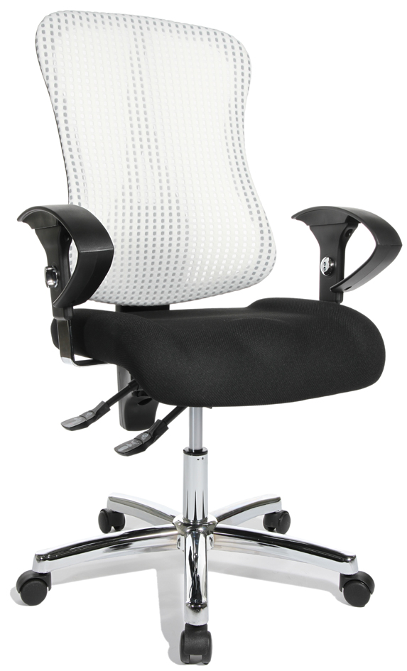 Topstar Chaise de bureau pivotante 'Sitness 90', blanc,