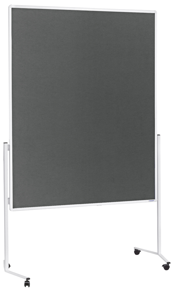 magnetoplan tableau de présentation,(L)1200x(H)1500 mm, gris