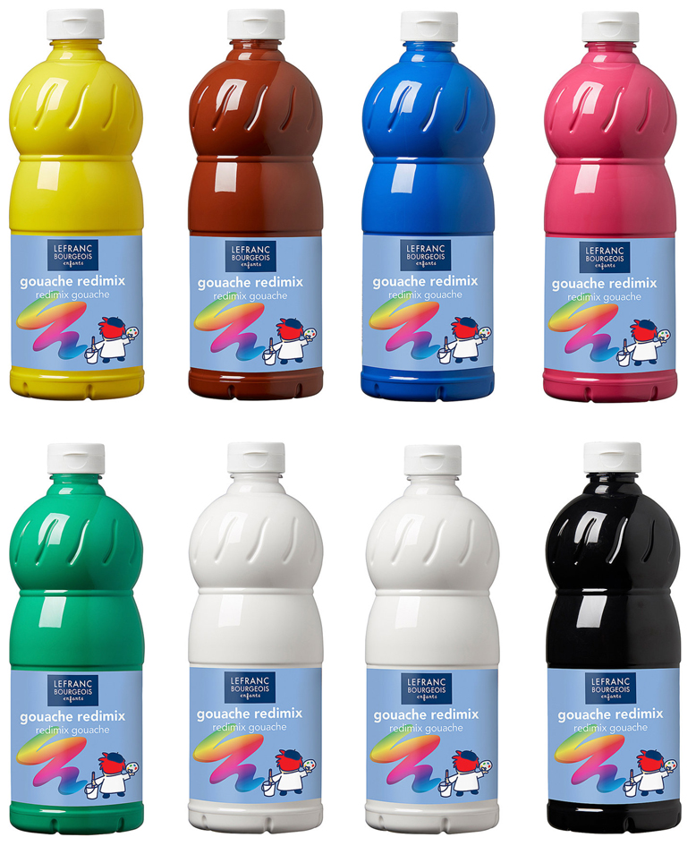 LEFRANC BOURGEOIS Gouache liquide 1.000 ml, assorti