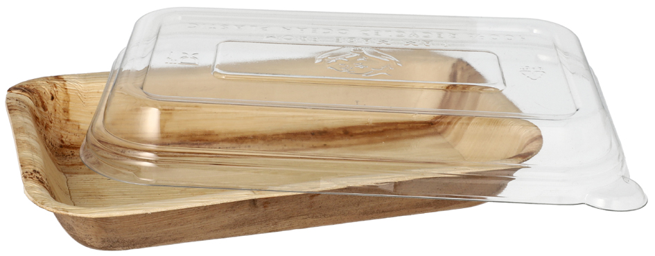 Bols jetables, feuilles de palmiers