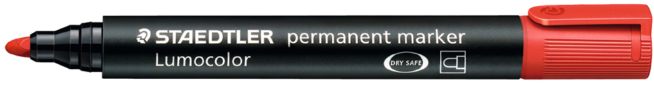 STAEDTLER Marqueur permanent 352 Lumocolor, rouge