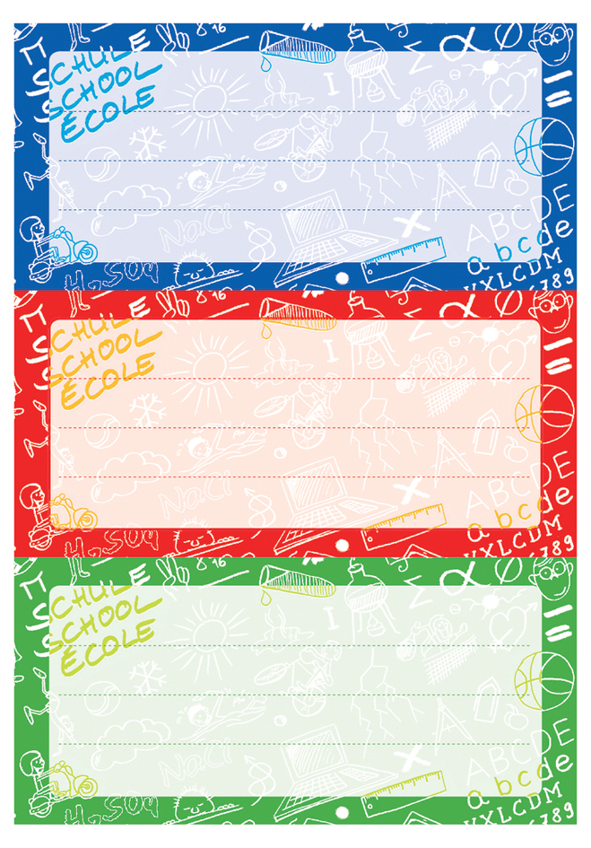HERMA Étiquettes pour livres 'Schoolydoo', 76 x 35 mm,