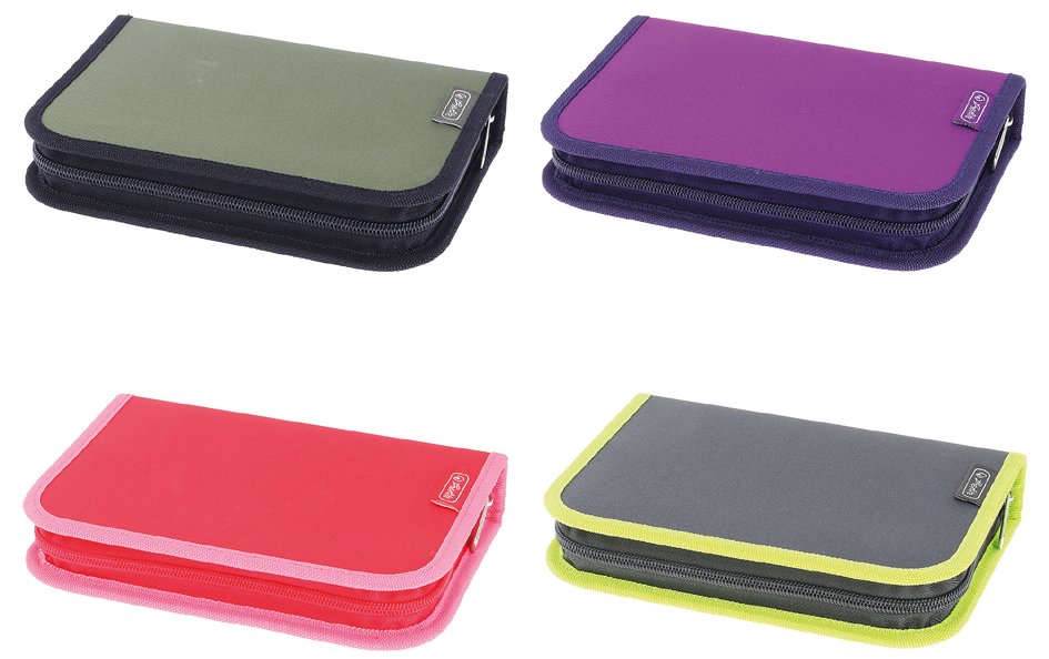 herlitz Etui scolaire, 25 pièces, couleurs assorties