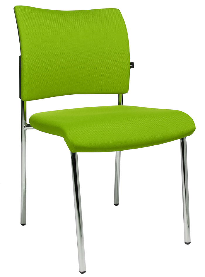 Topstar Chaise visiteur 'Visit 10 rembourré', vert pomme