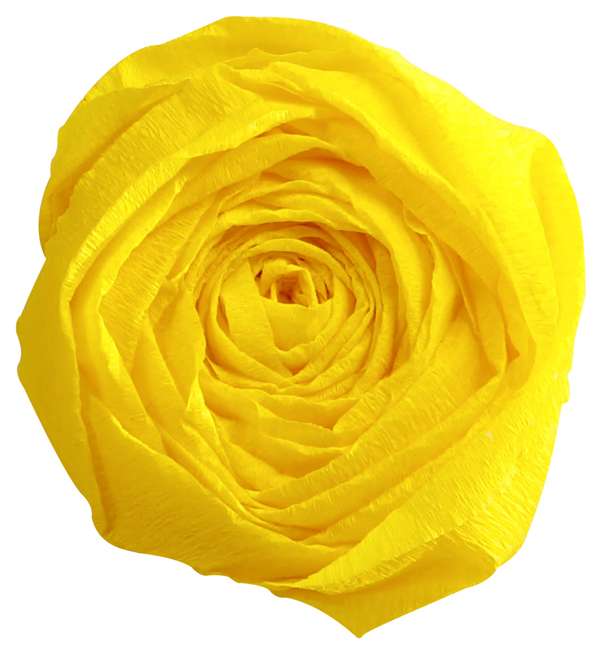 Clairefontaine Papier crépon, jaune citron