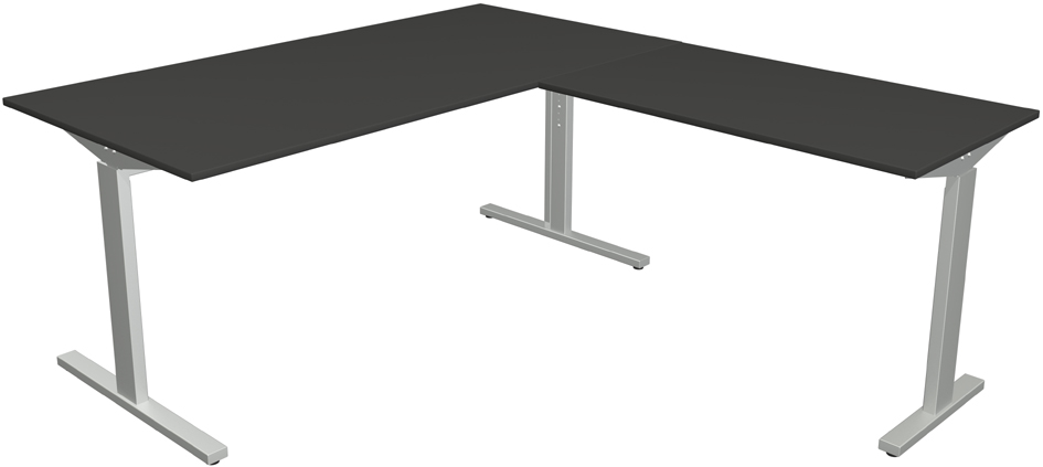 Visuel de référence: bureau "Form 2" avec extension, anthracite