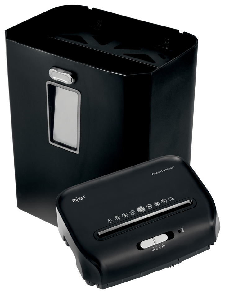 Destructeur de documents ProMax QS RES823, ouvert
