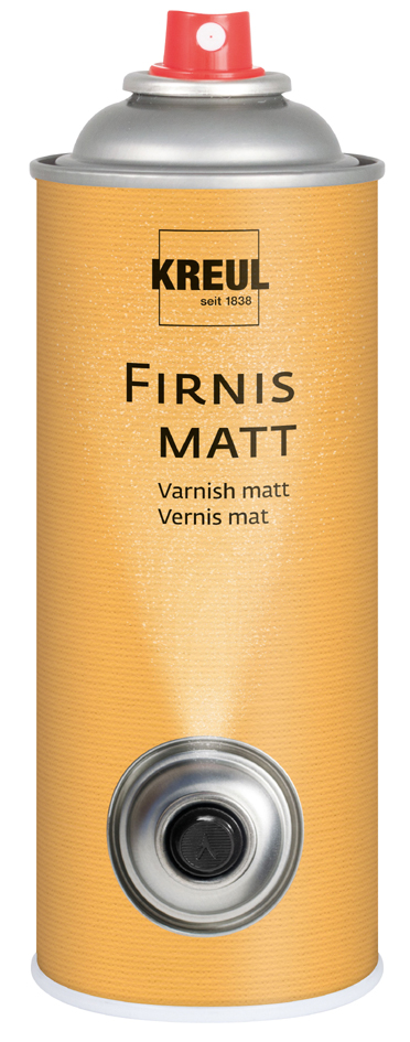 Vernis mat, spray