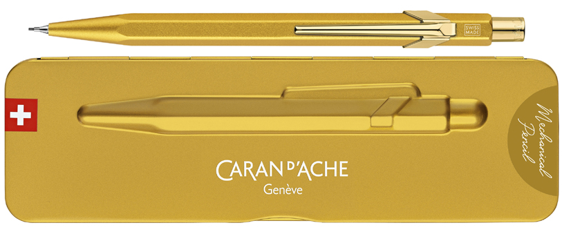 CARAN D'ACHE Porte-mines 844 Goldbar, 0,07 mm, or