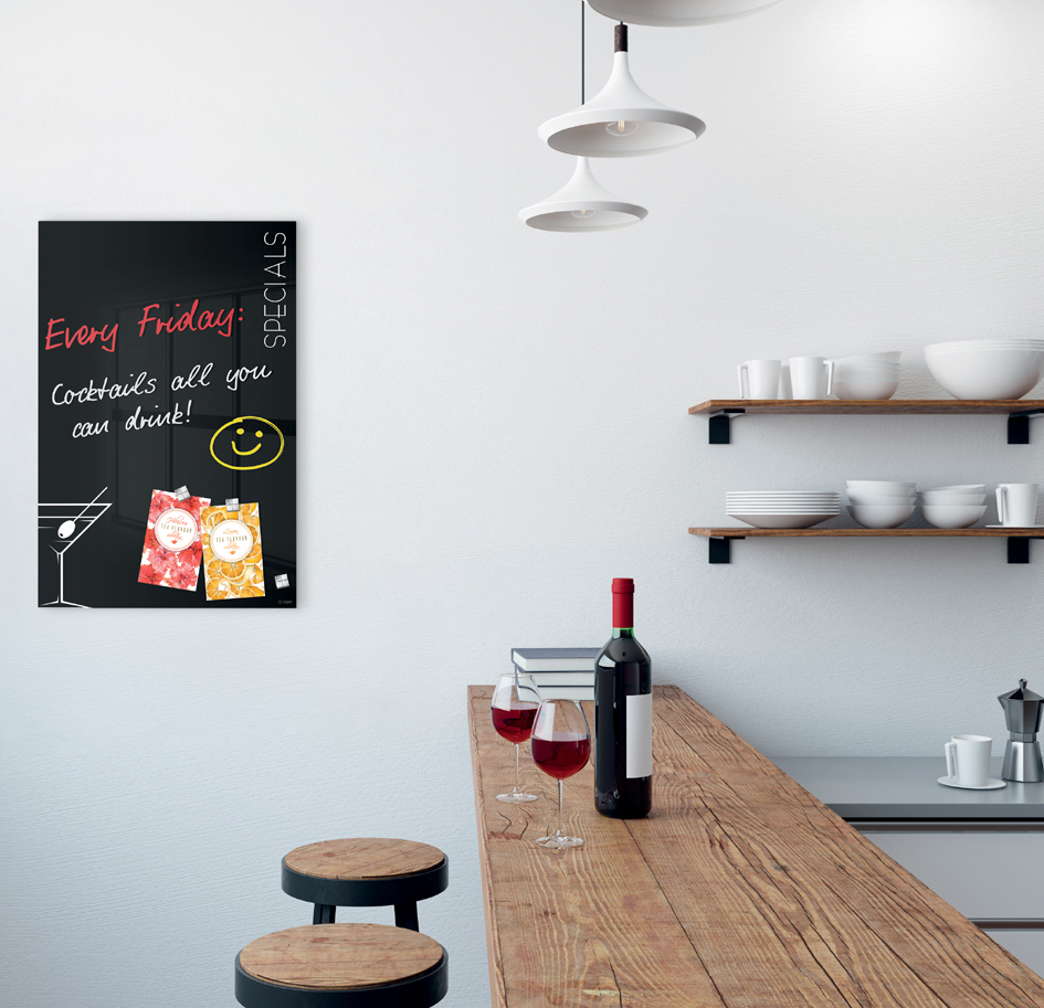 Tableaux magnétique en verre,gastronomie
