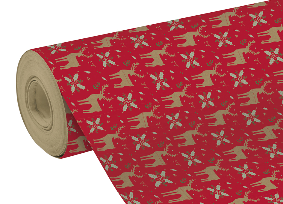 Clairefontaine Papier cadeau de Noël 'Rennes'