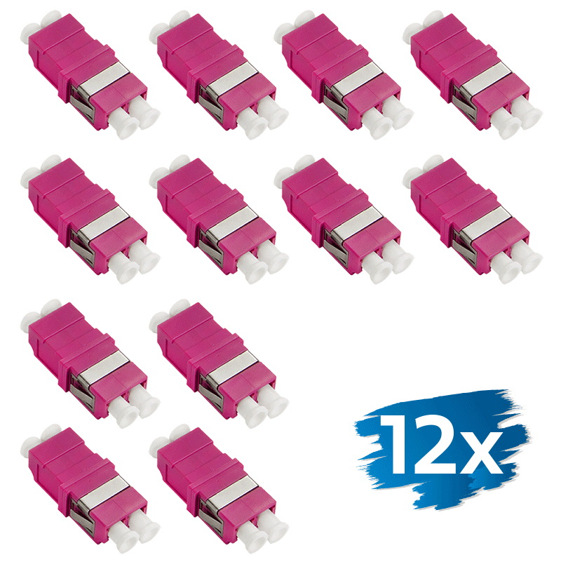 LogiLink Set de coupleurs fibres optiques, sans bride