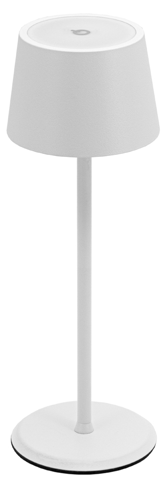 Securit Lampe de table LED rechargeable MONTE CARLO, blanc