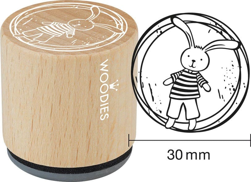 COLOP Tampon à motif Woodies 'petit lapin'