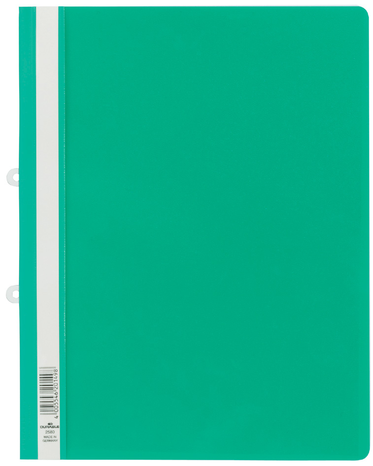 DURABLE Chemise à lamelle pour l'archivage, A4, vert