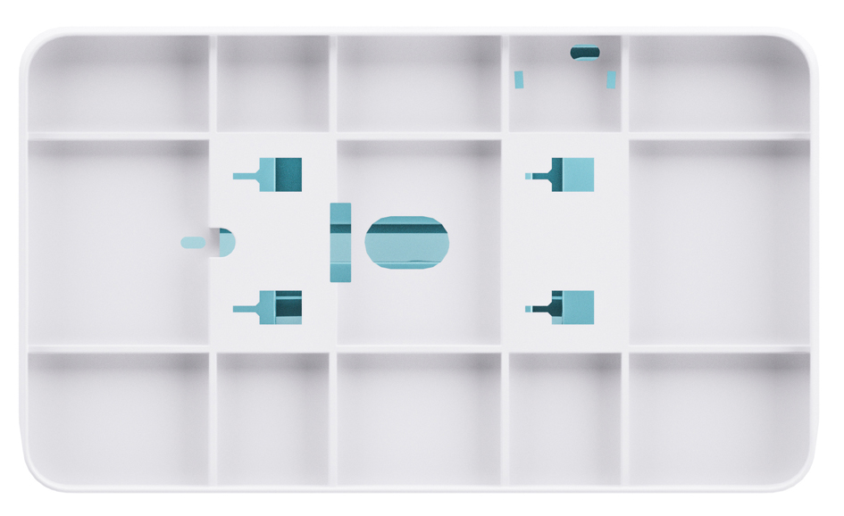 HYGINITY Distributeur d'essuie-mains interfolié XS - vue arrière
