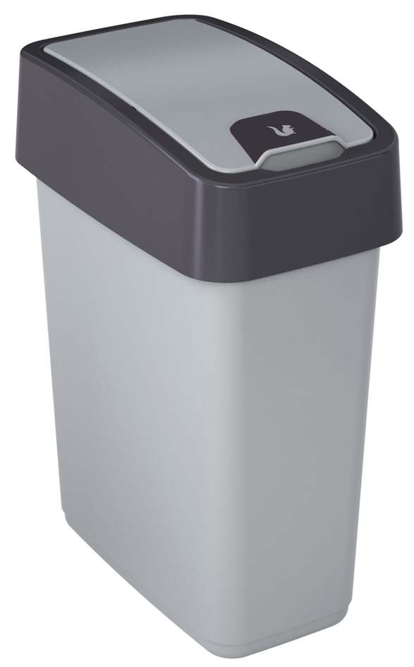 keeeper Poubelle 'magne', 10 litres, argent / anthracite