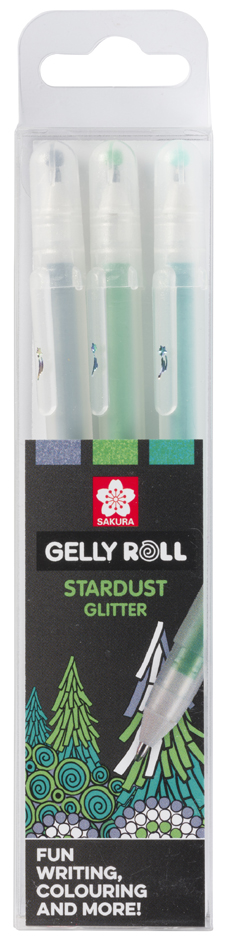 SAKURA Stylo roller à encre gel Gelly Roll Stardust 'Forest'