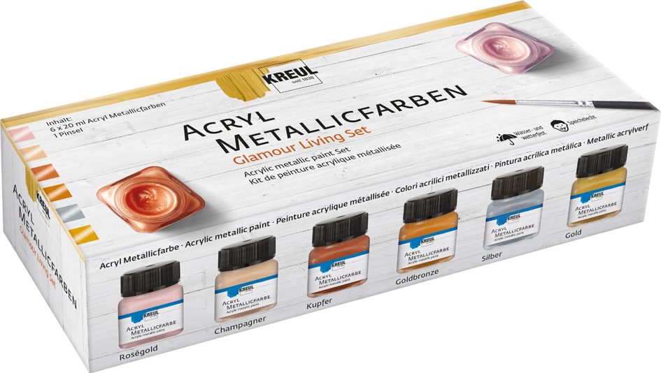 Sets de peinture acrylique, flacon