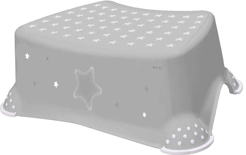 keeeper kids Marchepied tomek 'stars', gris & impression