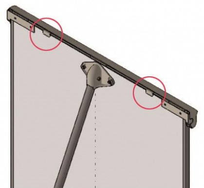 FRANKEN Porte-bloc pour chevalet de conférence EL-FC
