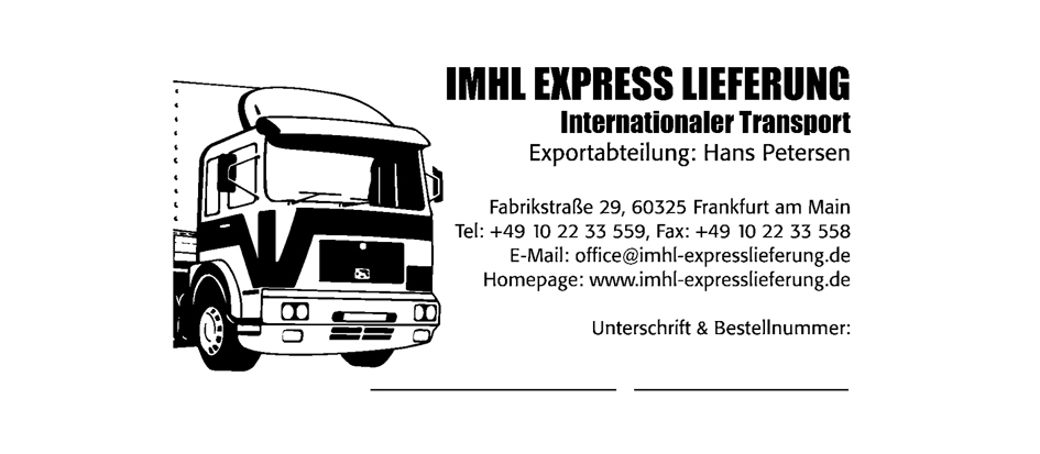 Exemple d'empreinte