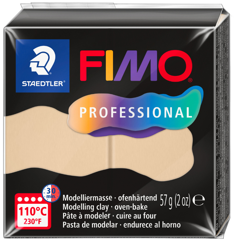 FIMO PROFESSIONAL Pâte à modeler, 57 g, champagne