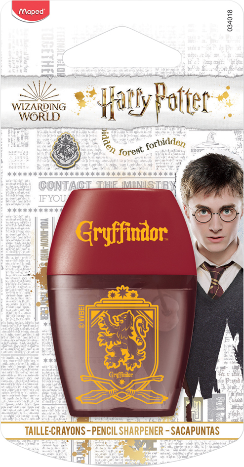 Taille-crayon HARRY POTTER, sur carte blister