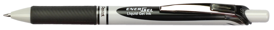 Pentel Stylo roller à encre gel EnerGel BL77 Eco, noir